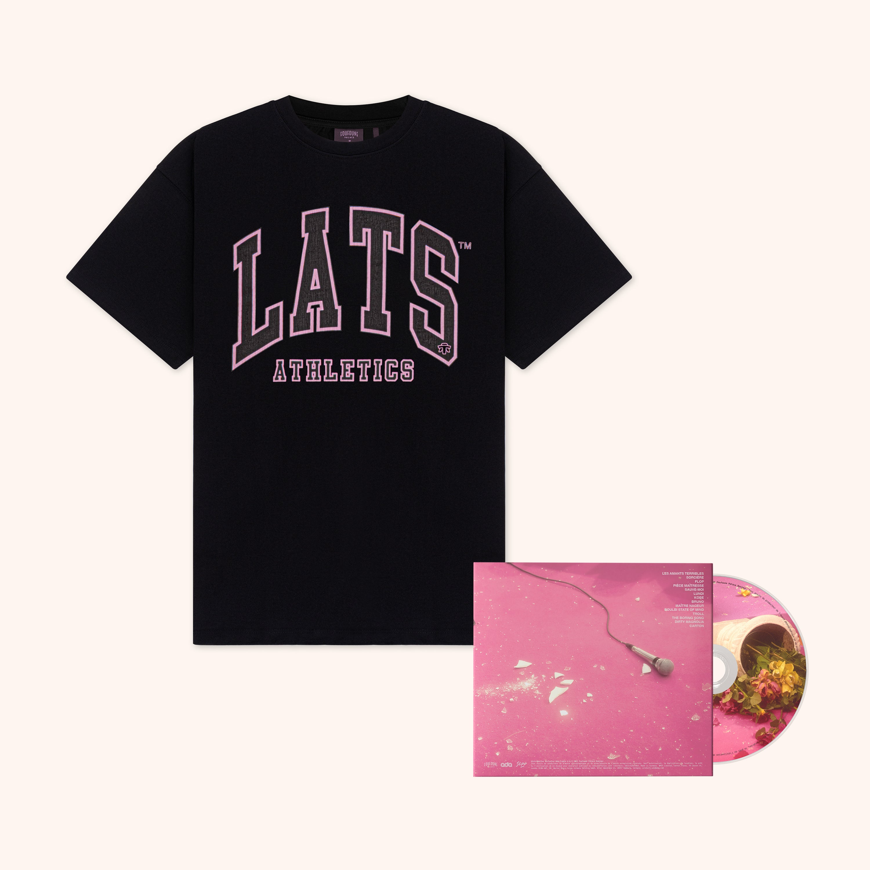 PACK CD + T-SHIRT - LES AMANTS TERRIBLES