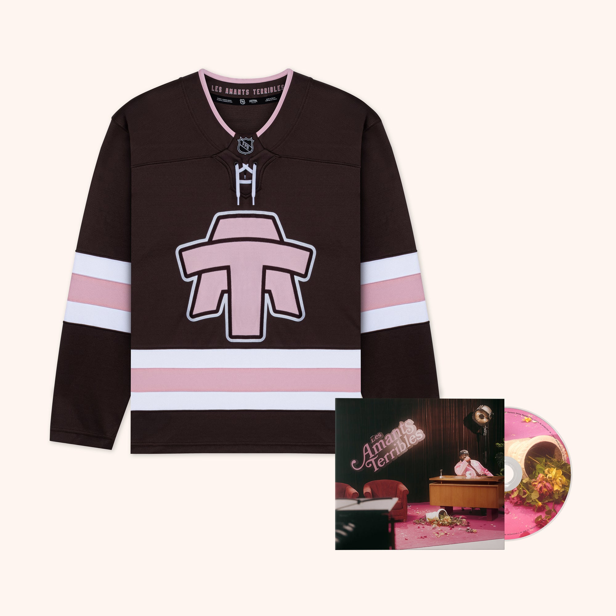 PACK CD + JERSEY - LES AMANTS TERRIBLES